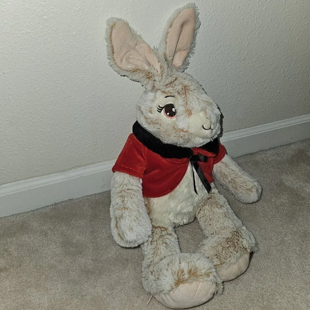 Peter Rabbit + Flopsy Bunny Rabbit Plush Lot Dan Dee Stuffed Animal Toy Easter